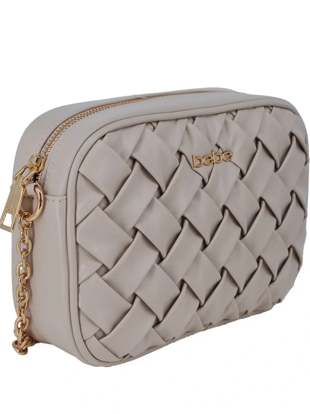 455. NWT BEBE QUILTED CAMERA HANDBAG WITH WALLET